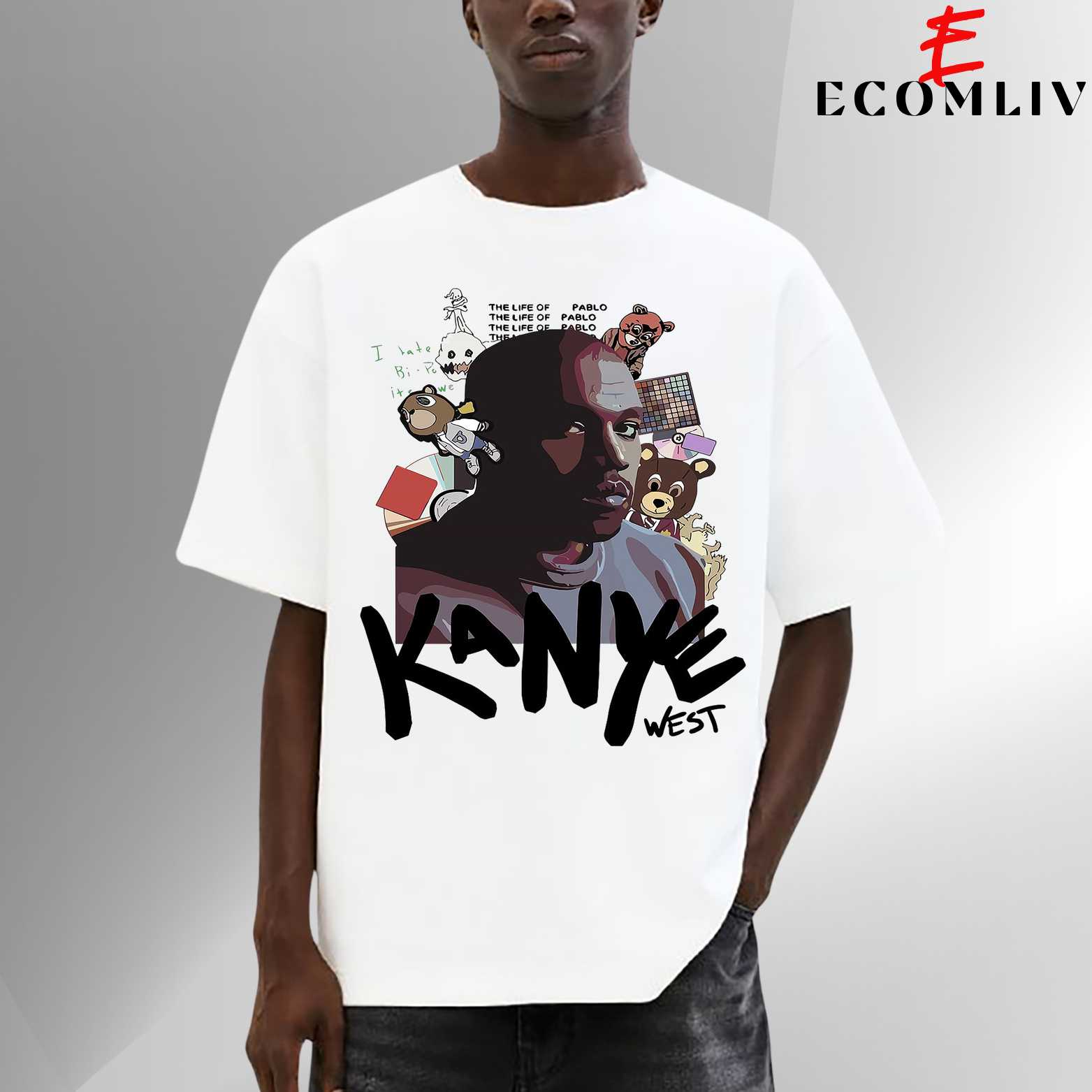 Kanye West Graphic T Shirt, Rap T-Shirt